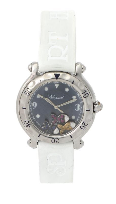 Chopard Happy Sport 8236 32.5mm Stainless steel Navy blue-1