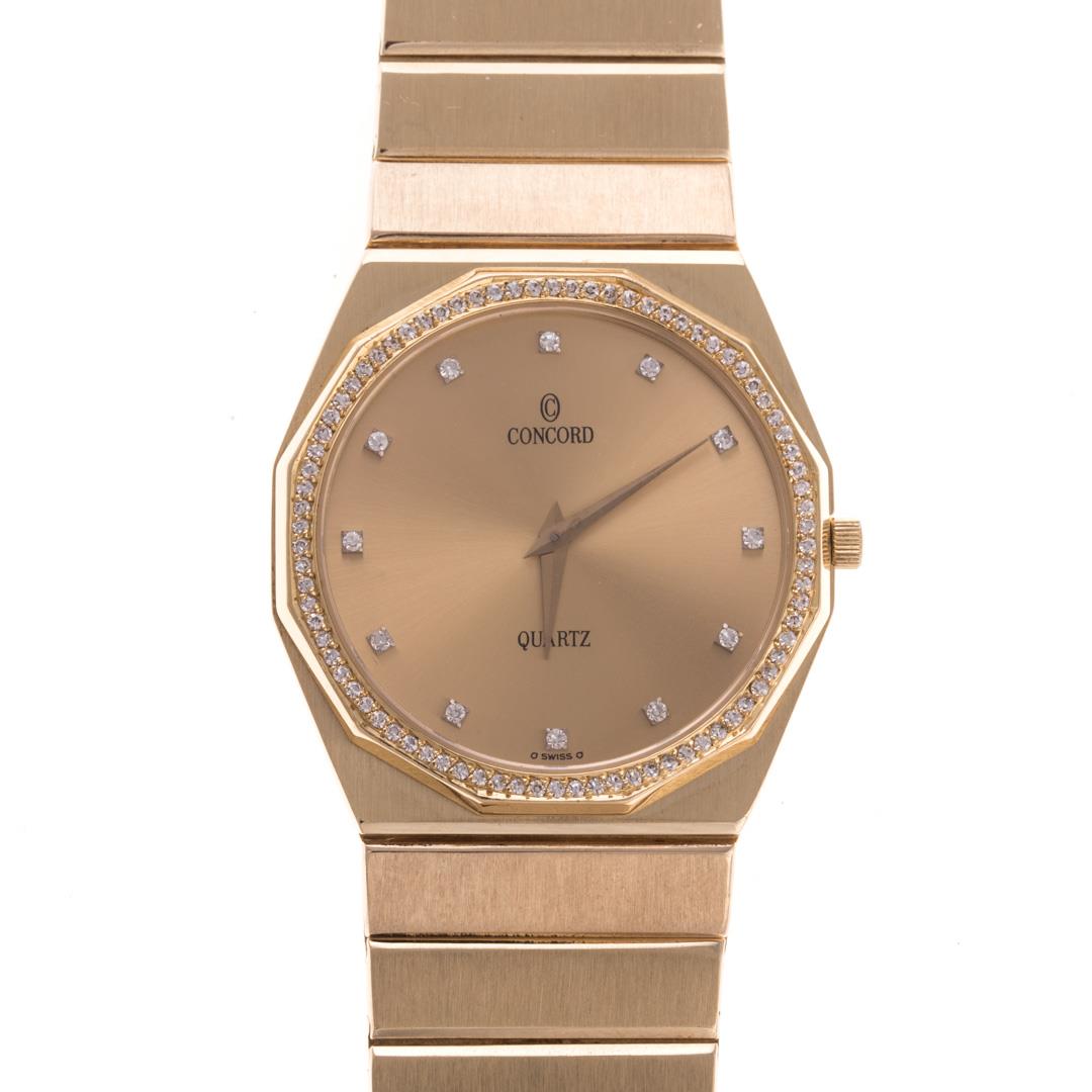 Concord Mariner 30mm Yellow gold Champagne-1