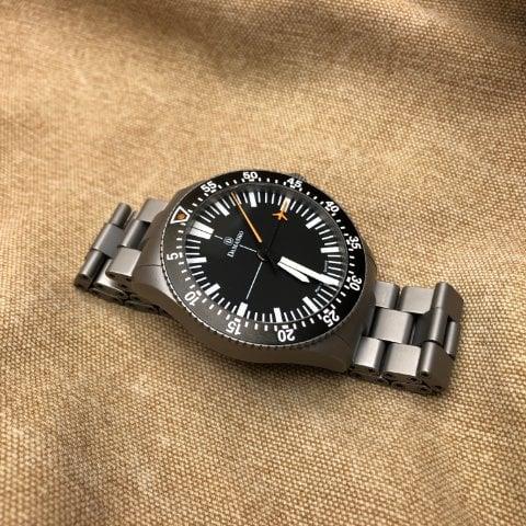 Damasko Chronograph DC80 42mm Stainless steel Black