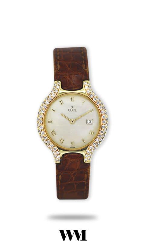 Ebel 1974 Yellow gold White