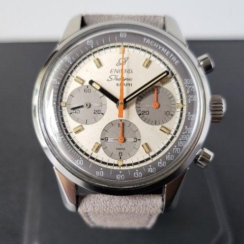 Enicar Sherpa 072-02-01 40mm Stainless steel Blue