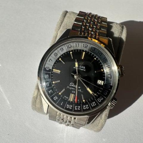 Enicar Sherpa 148-35-03 40mm Stainless steel Black