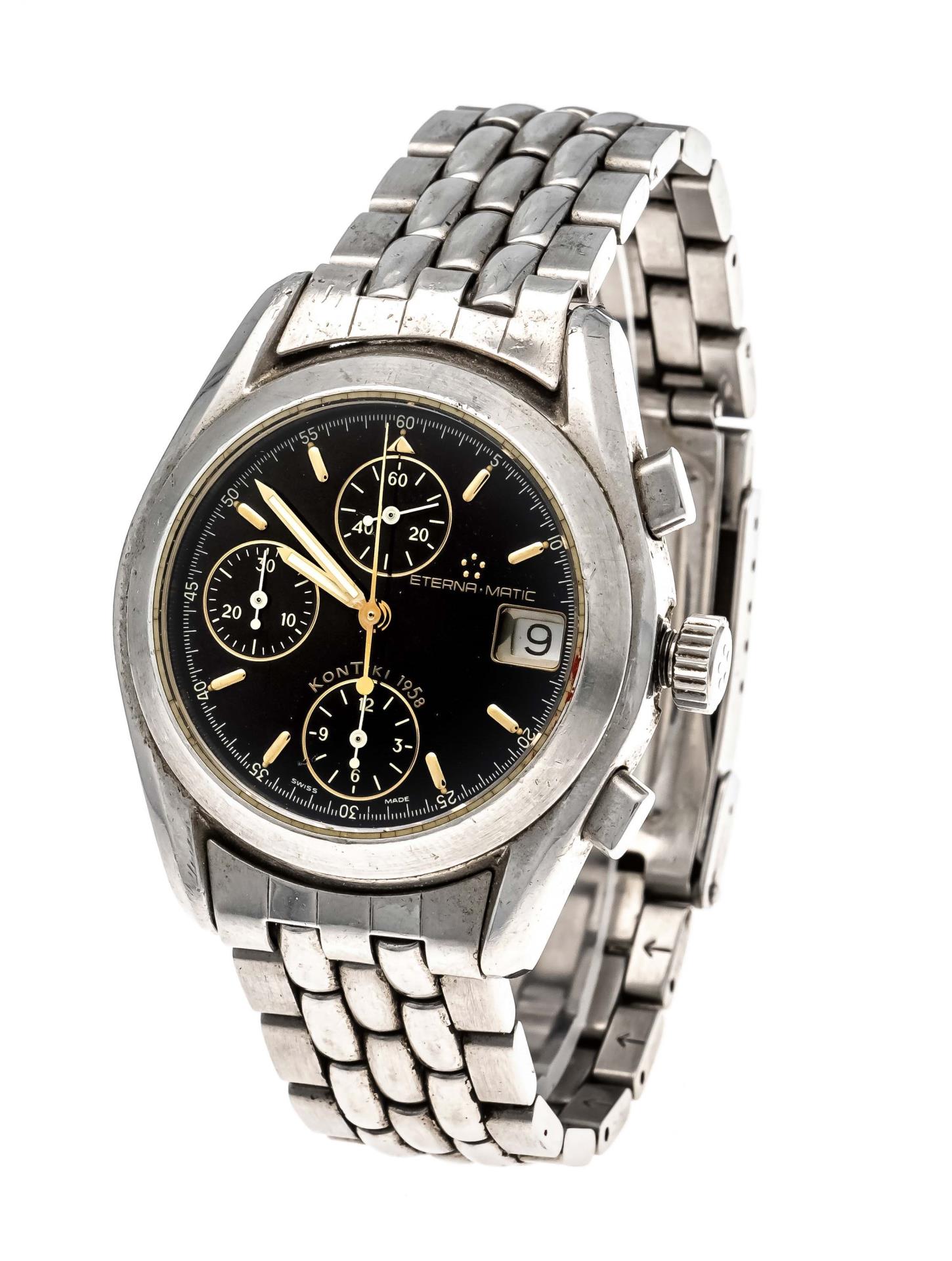 Eterna Kontiki 1575.41 Stainless steel Black 1958 | 164.Auktion