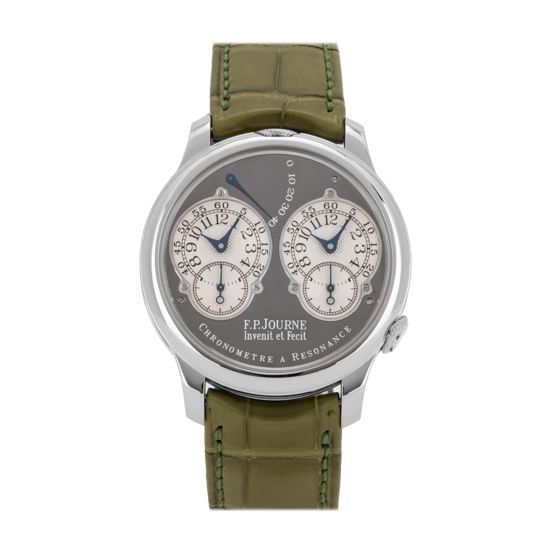 F.P. Journe Chronomètre à Résonance RN 40mm Platinum Gray-1