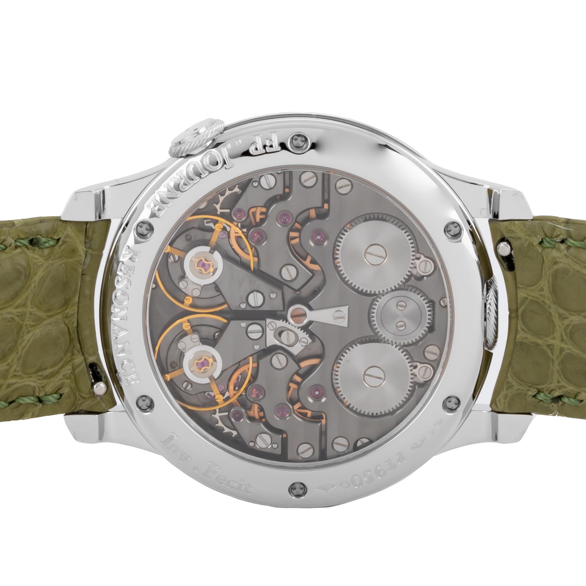 F.P. Journe Chronomètre à Résonance RN 40mm Platinum Gray 4