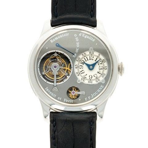 F.P. Journe Tourbillon Souverain T 40mm Platinum Gray