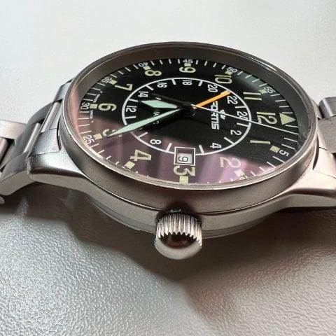 Fortis 596.10.148 Stainless steel Black