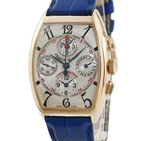 Franck Muller 7850 cc mb 35mm Yellow gold Silver
