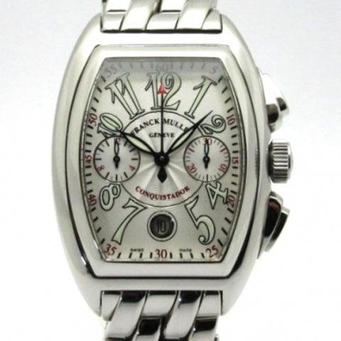 Franck Muller Conquistador 8001 CC 35mm Stainless steel Silver