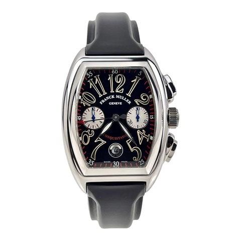 Franck Muller Conquistador 8002 cc Stainless steel Silver