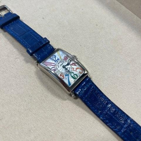 Franck Muller Long Island 902 QZ REL 23mm White gold Silver
