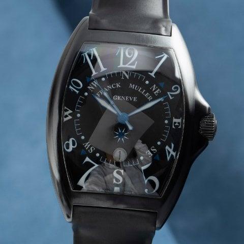 Franck Muller Mariner 9080 SC AT NR 50mm Stainless steel Black