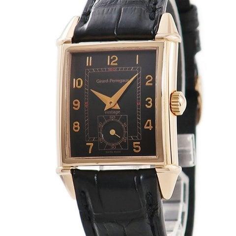 Girard-Perregaux Vintage 1945 2595 28mm Rose gold Black
