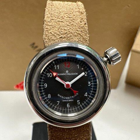 Giuliano Mazzuoli Manometrino 27mm Stainless steel Gray