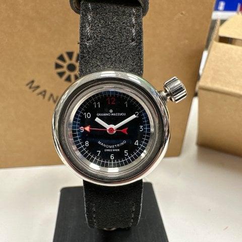 Giuliano Mazzuoli Manometrino 27mm Stainless steel Black