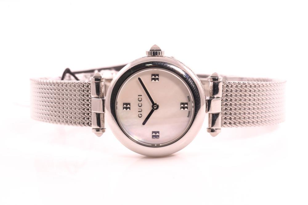 Gucci Diamantissima YA141504 27mm Stainless steel White-1