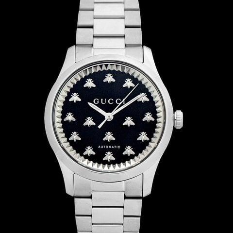 Gucci G-Timeless YA1264130 38mm Stainless steel Black