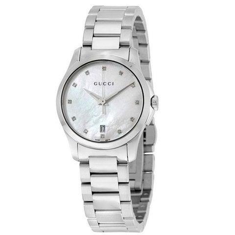 Gucci G-Timeless YA126542 27mm Silver