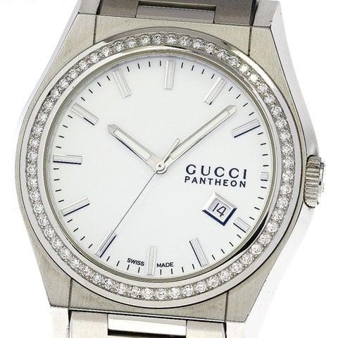 Gucci Pantheon 115.2/YA115214 44mm Stainless steel White