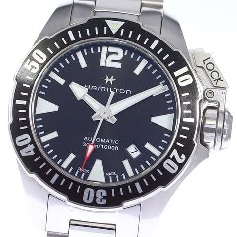 Hamilton Khaki Navy Frogman H776050 42mm Stainless steel Black