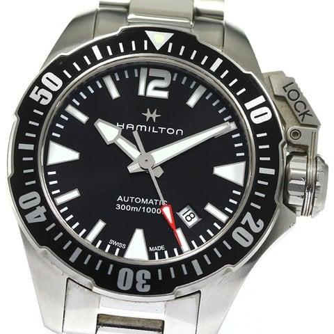 Hamilton Khaki Navy Frogman H776050 41mm Stainless steel Black