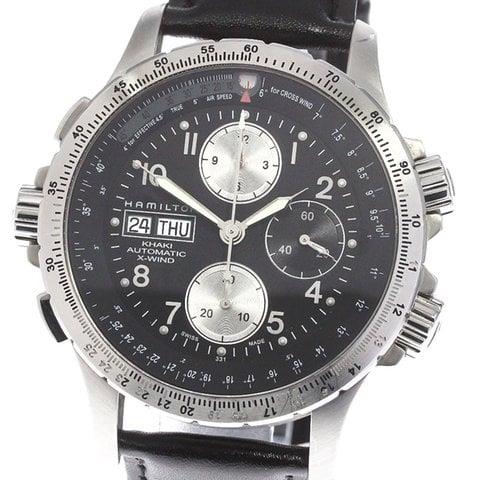 Hamilton Khaki X-Wind H776160 44mm Stainless steel Black