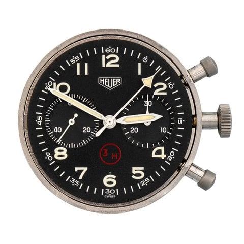 Heuer 1550 SG 43mm Stainless steel Black