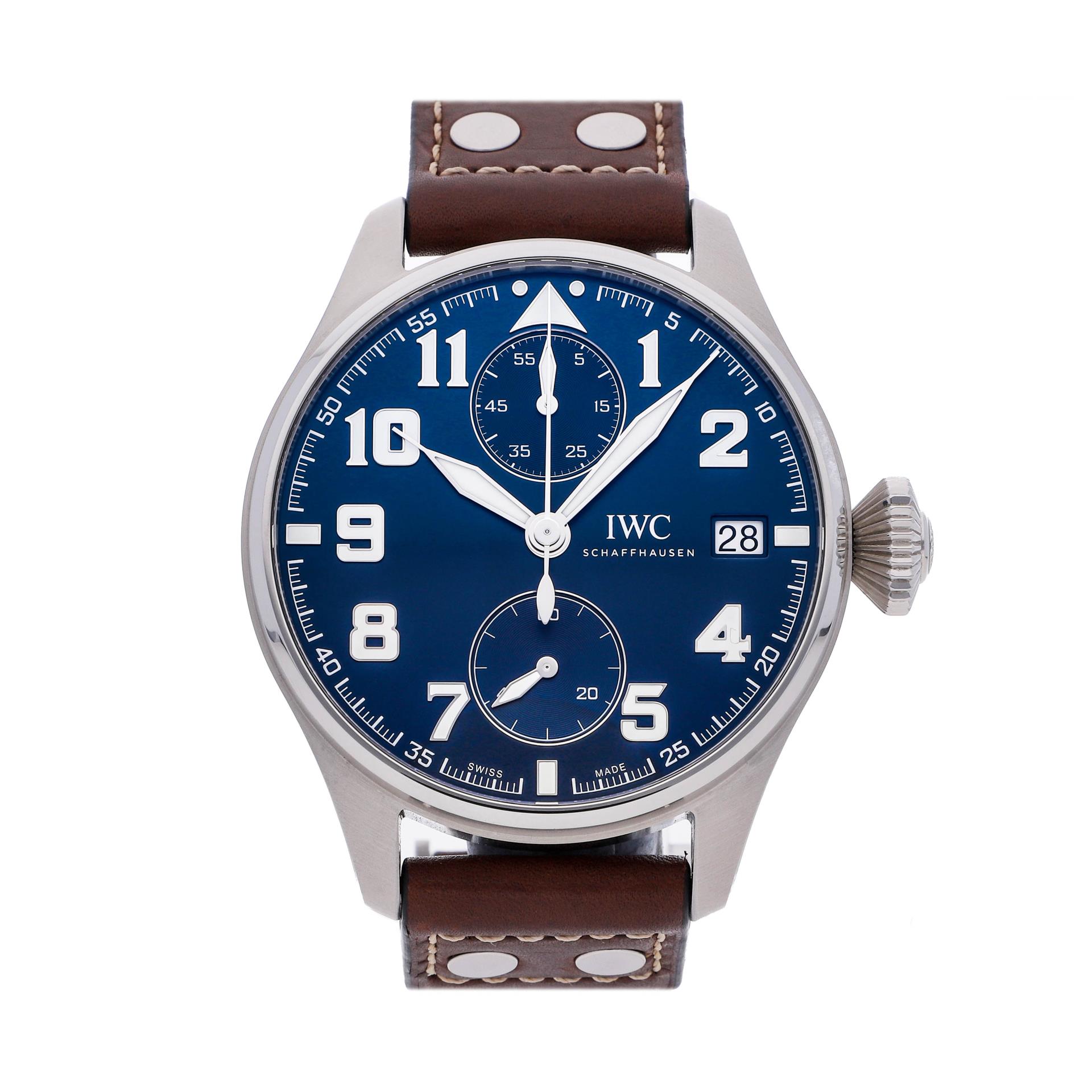 IWC Big Pilot IW515202 46mm Stainless steel Blue-1