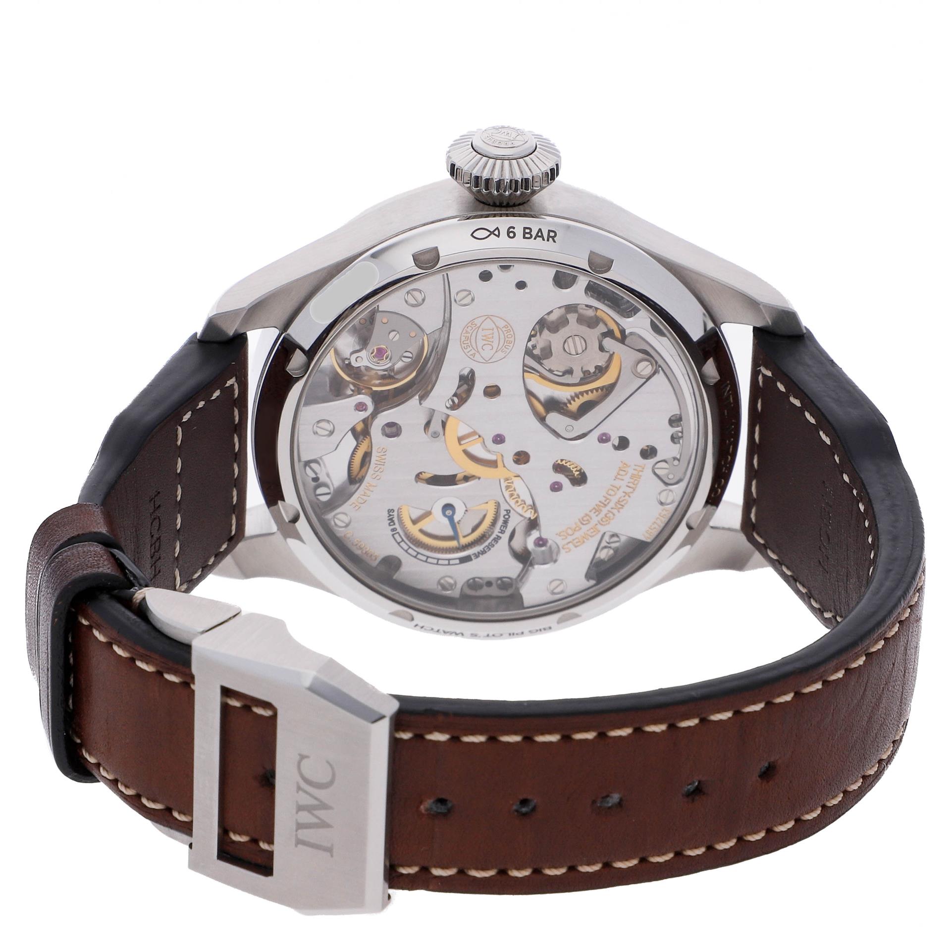 IWC Big Pilot IW515202 46mm Stainless steel Blue 3