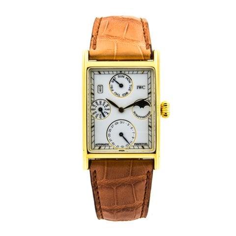 IWC Novecento 3546 26mm Yellow gold White