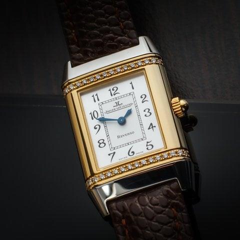 Jaeger-LeCoultre Reverso 265.5.08 21mm Yellow gold and Stainless steel Silver