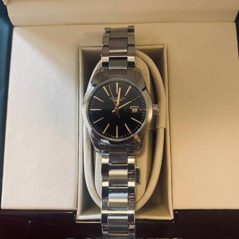 Longines Conquest Classic L2.286.4.52.6 29.5mm Stainless steel Black