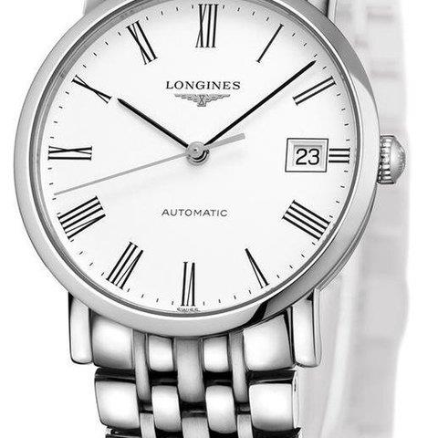Longines Elegant L4.809.4.11.6 34.5mm Stainless steel White