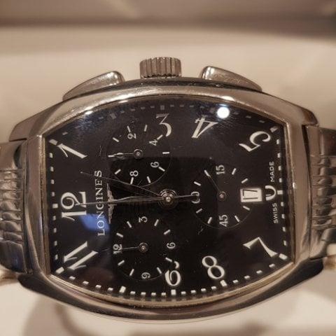 Longines Evidenza L2.656.4 46mm Stainless steel Black