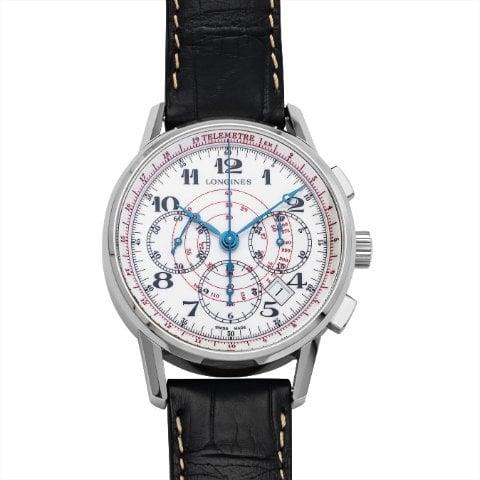 Longines Heritage L2.780.4.18.2 41mm Stainless steel White
