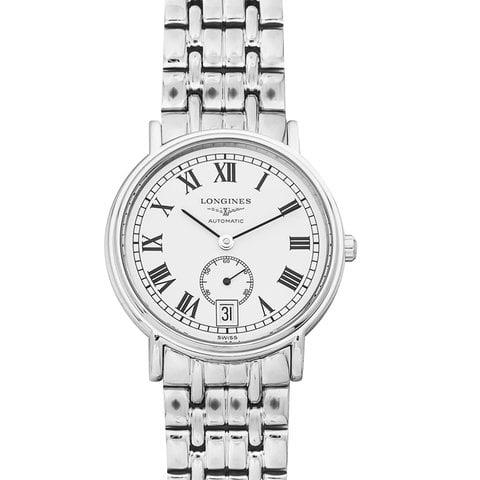 Longines Presence L4.804.4.11.6 34.5mm Stainless steel White