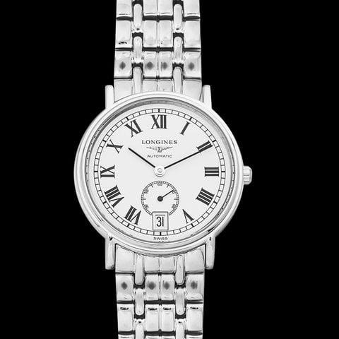 Longines Presence L4.804.4.11.6 34.5mm Stainless steel White