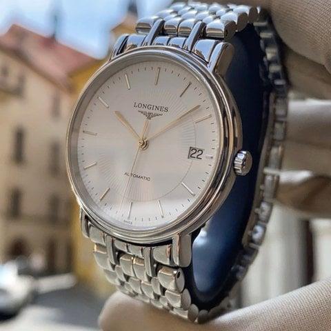 Longines Presence L4.721.4 34mm Stainless steel White