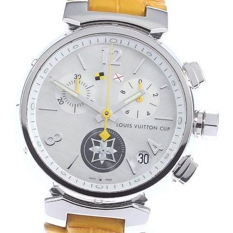 Louis Vuitton Q11BA 39mm Stainless steel White