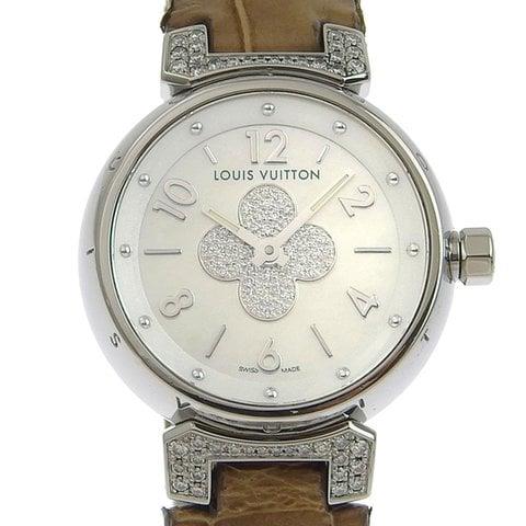 Louis Vuitton Q121P 28mm Stainless steel Silver