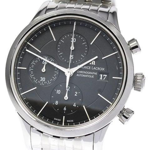 Maurice Lacroix Les Classiques Chronographe LC6058-SS002-330 50mm Stainless steel Black