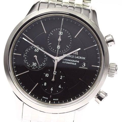 Maurice Lacroix Les Classiques Chronographe LC6058-SS002-330 50mm Stainless steel Black