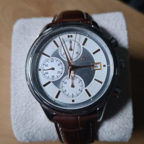 Maurice Lacroix Les Classiques Chronographe LC6158-SS001-130-1 41mm Stainless steel Silver