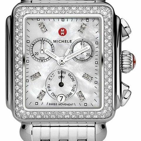 Michele Deco MWW06P000099 33mm Stainless steel White