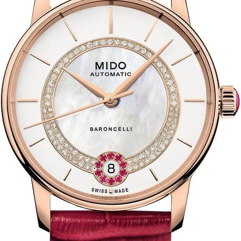 Mido Baroncelli M037.807.36.031.01 Stainless steel White