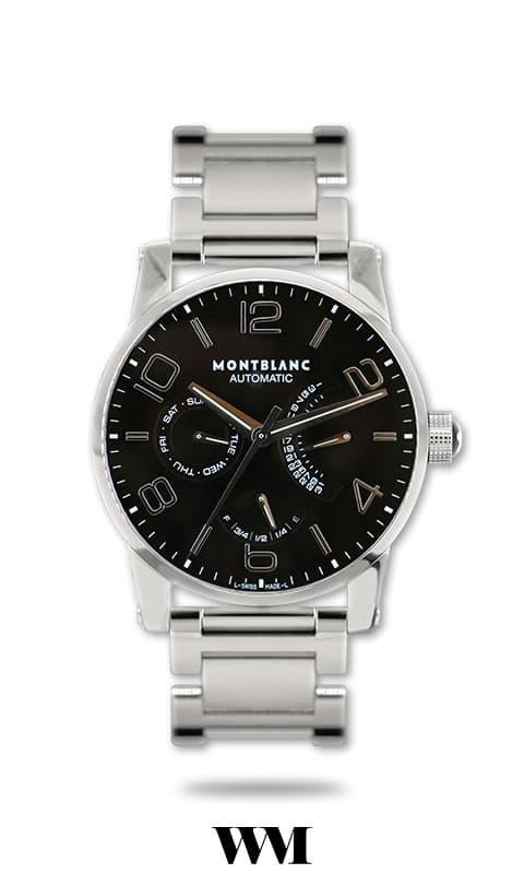 Montblanc TimeWalker 7142 Stainless steel Black 2007 | Dealer