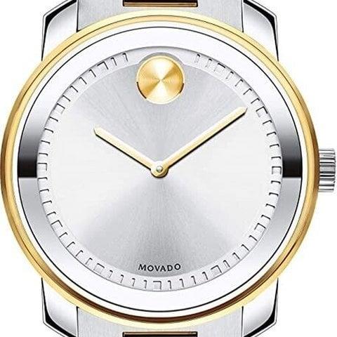 Movado Bold 3600431 42.5mm Yellow gold and Stainless steel Silver