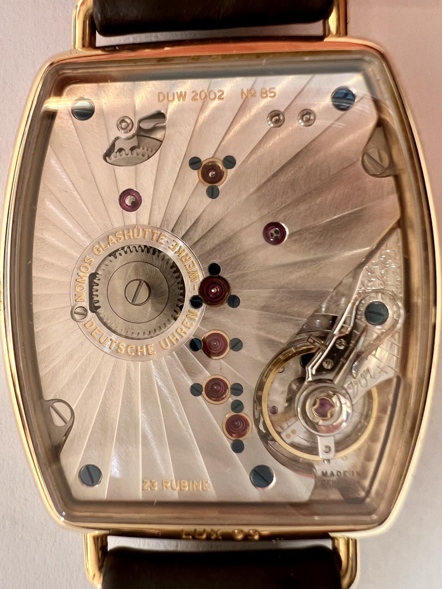 NOMOS Lux 940 38.5mm Rose gold Silver 8