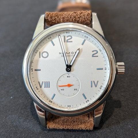 NOMOS Club 735 38.5mm Stainless steel White