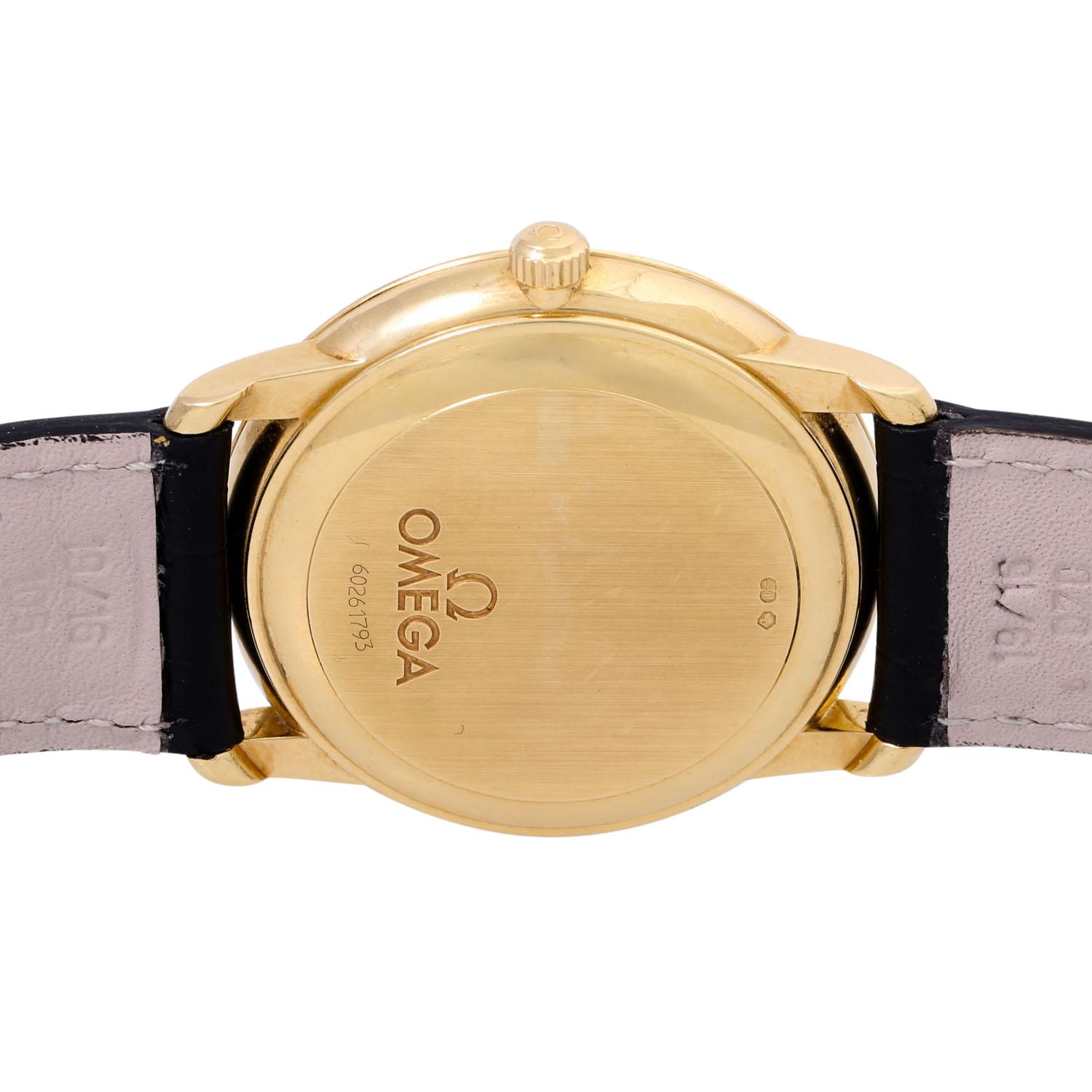 Omega De Ville 168.1050 39mm Yellow gold Champagne 1